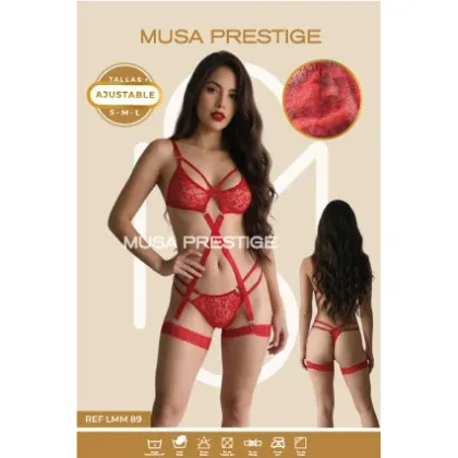 Lenceria Musa LMM89 ROJO