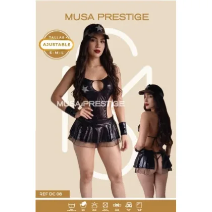 Disfraz Musa Policia DC08