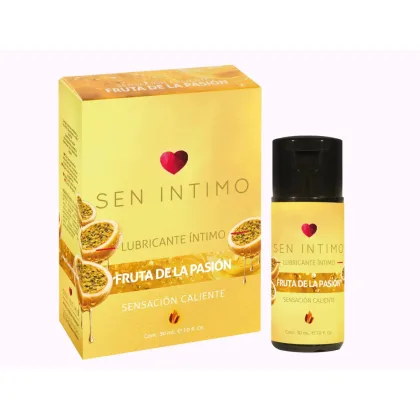 LUBRICANTE ÍNTIMO CALIENTE PASSION FRUIT X 30 ML SEN INTIMO