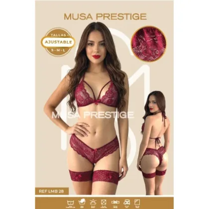 Lencería LMB 28 VINO TINTO