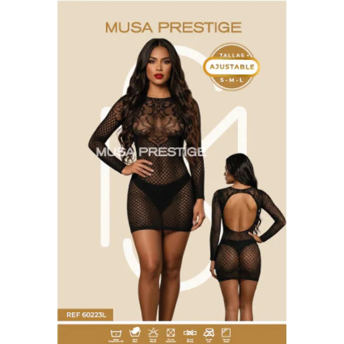 Malla Erótica Perlada Ref.60223L
