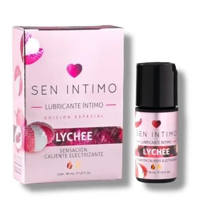 Lub. Lychee Caliente y Electrizante x 30ml Sen Intimo