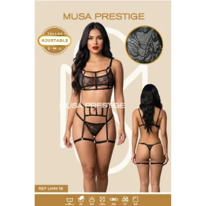 Lenceria LMM 18 NEGRO