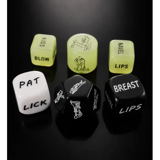 Juego de Dados Dodecaedro De Posiciones Sexuales