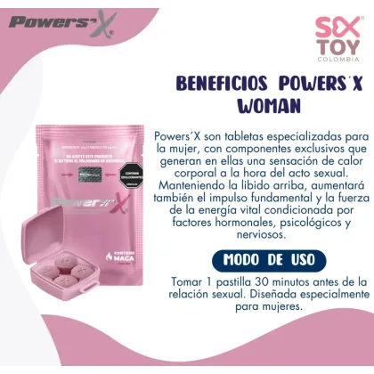 Power x Woman Set x 4 Comprimidos