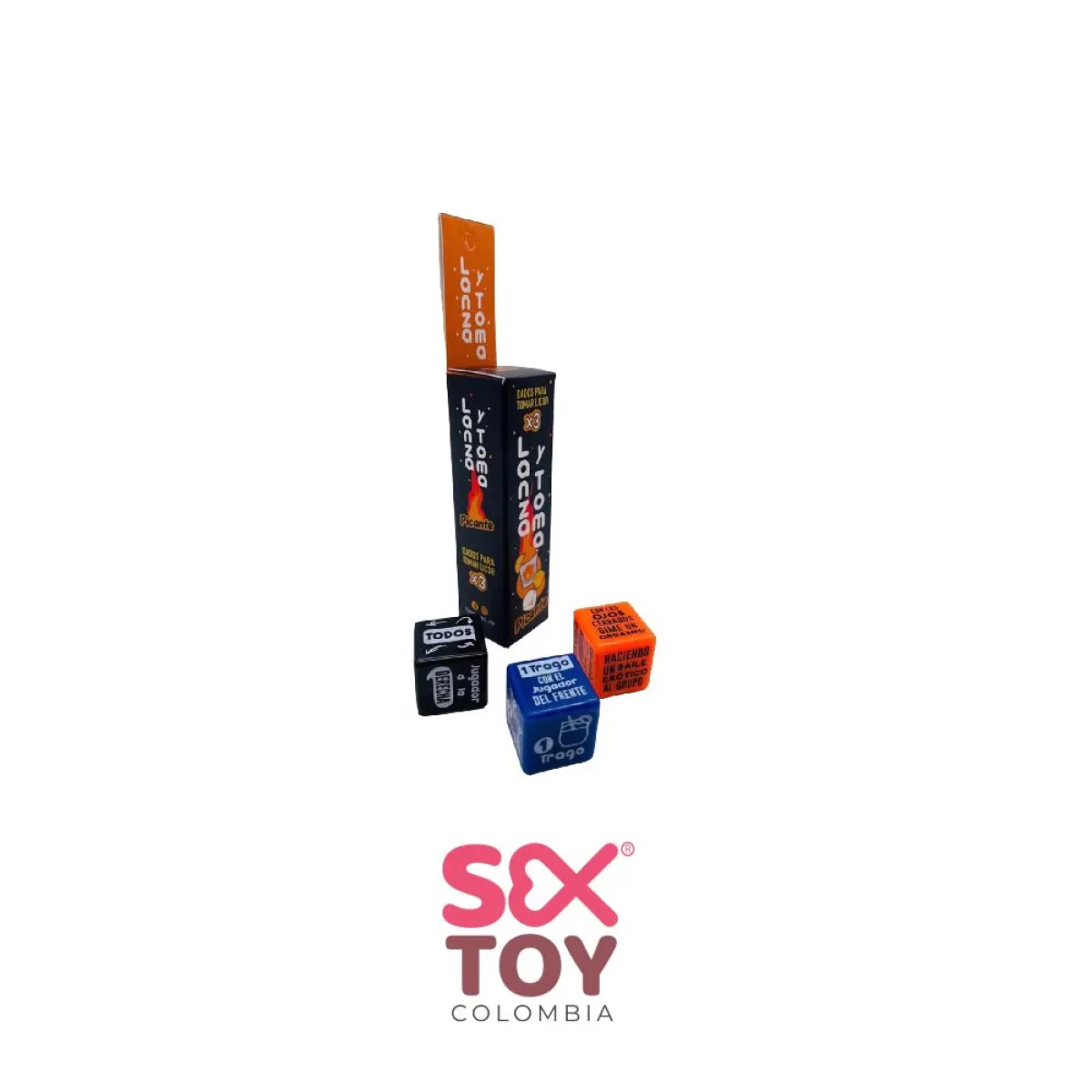 Juego Lanza Y Toma Picante x 3 Dados