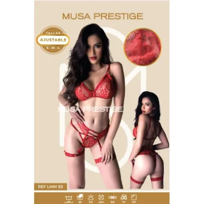 Lenceria Musa LMM93 ROJO