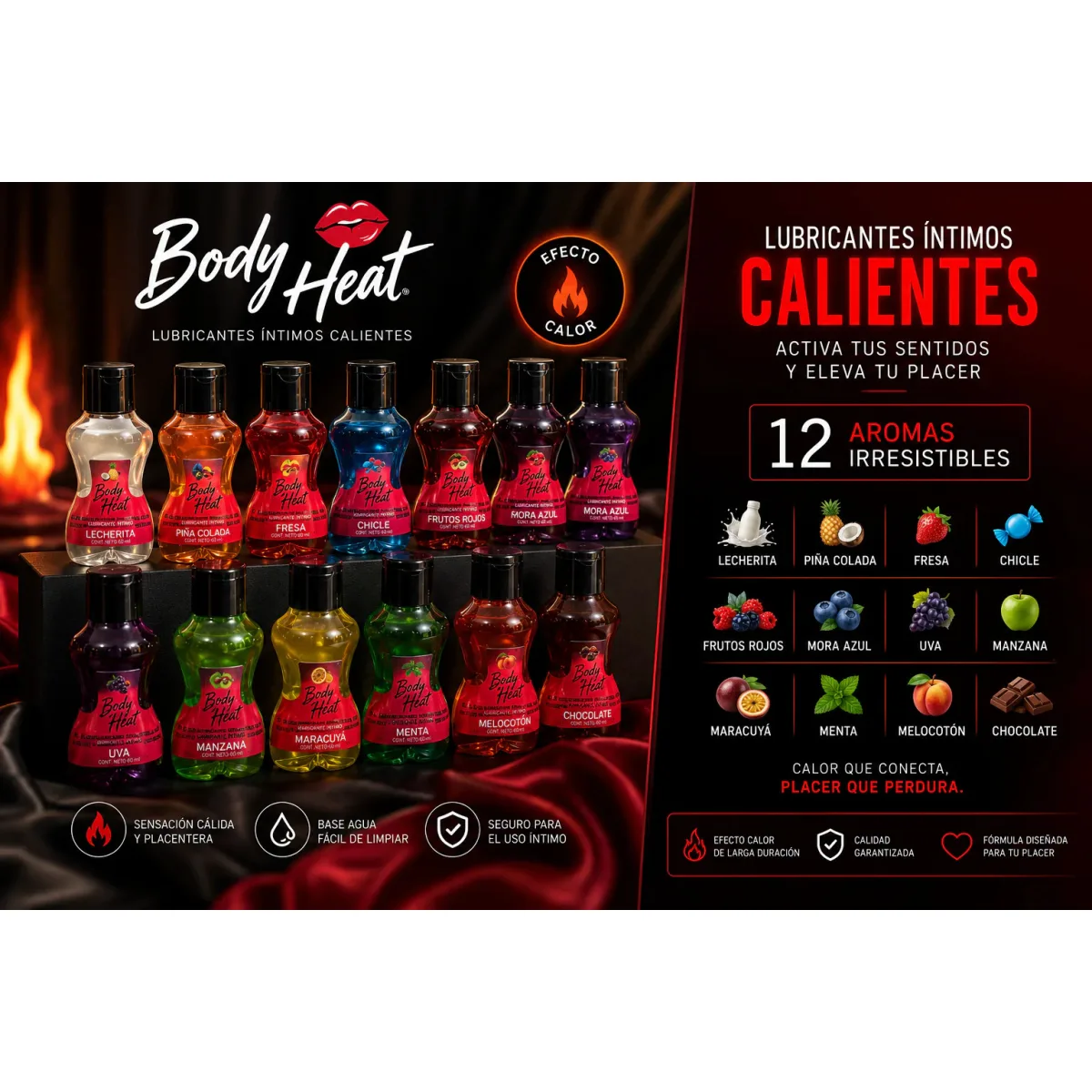 Docena Aceite Caliente Cuerpo x 37 ml