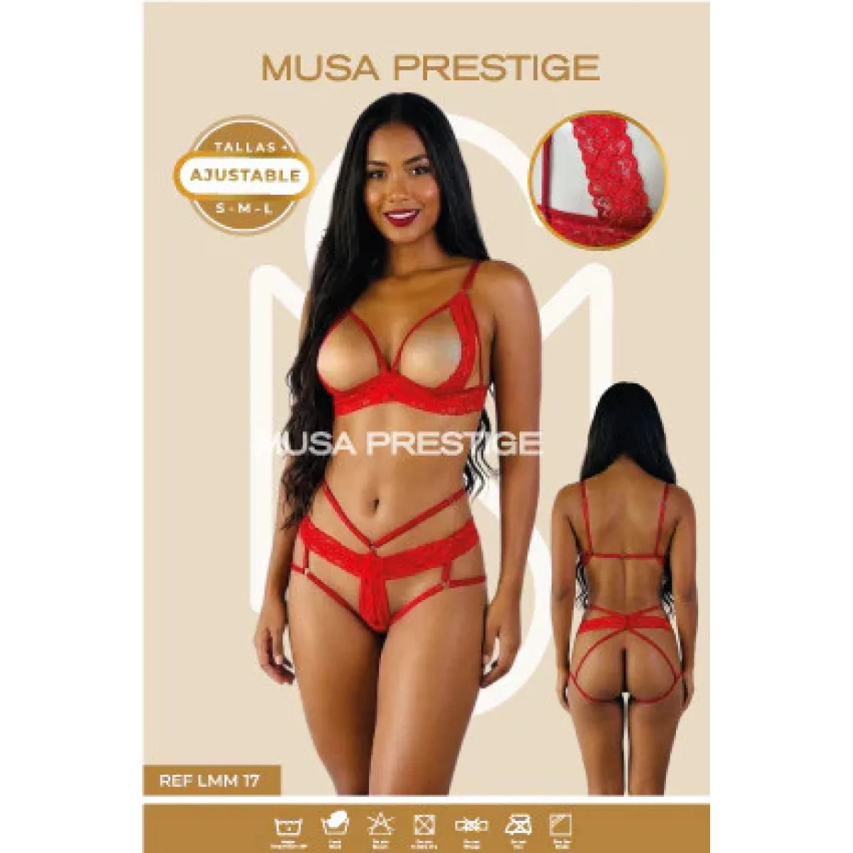 Lenceria LMM 17 ROJO Lenceria LMM 17 ROJO