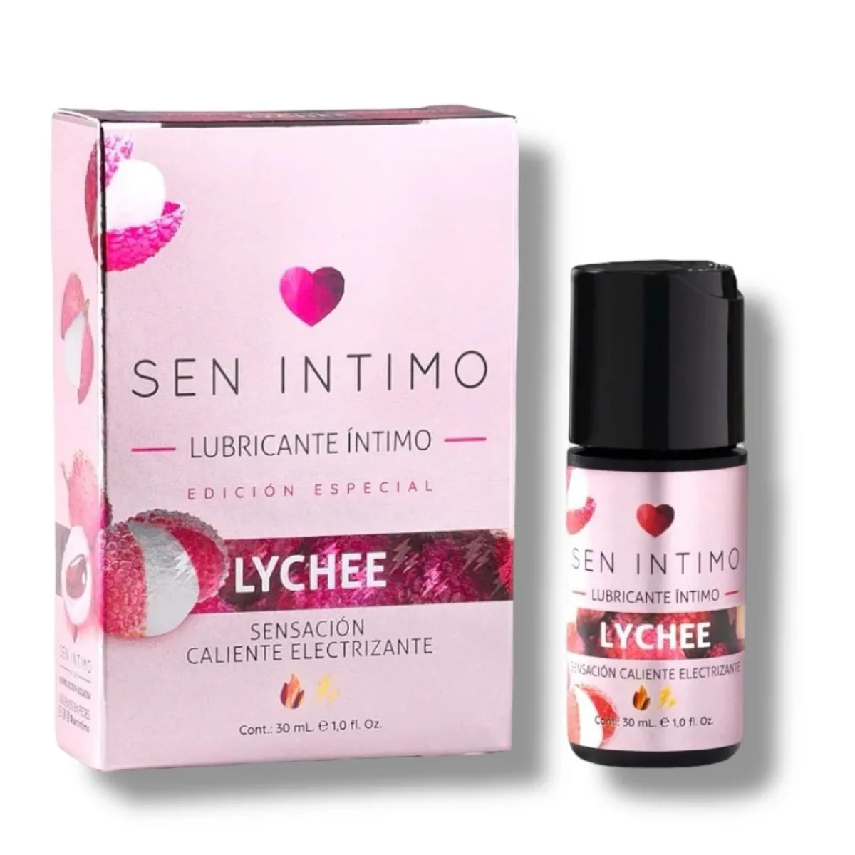 Lub. Lychee Caliente y Electrizante x 30ml Sen Intimo Lub. Lychee Caliente y Electrizante x 30ml Sen Intimo