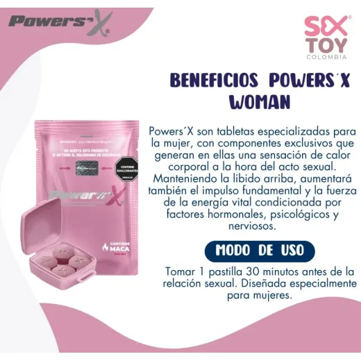 Power x Woman Set x 4 Comprimidos