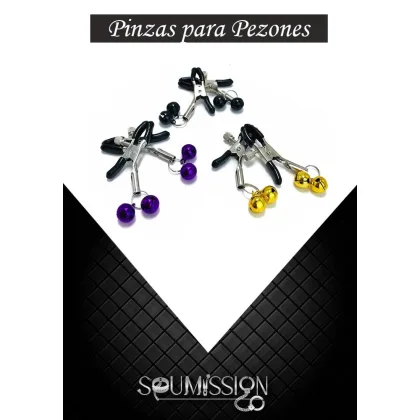 Pinzas Para Pezón con Cascabel