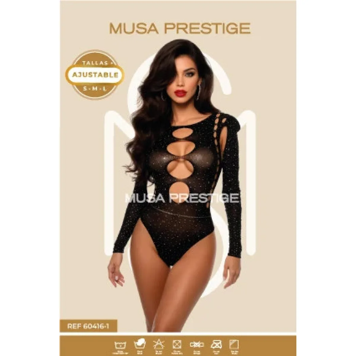 Malla 60416-1 perlada Musa