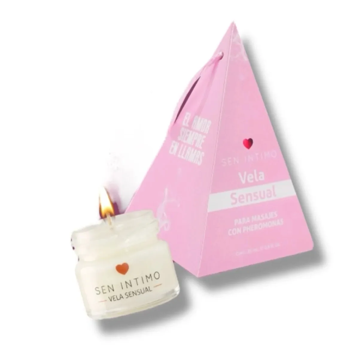 Vela Para Masajes Piramide x25ml Sen Intimo PRECIO PUBLICO 35.000