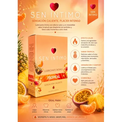 LUBRICANTE ÍNTIMO CALIENTE TROPICAL 30ML