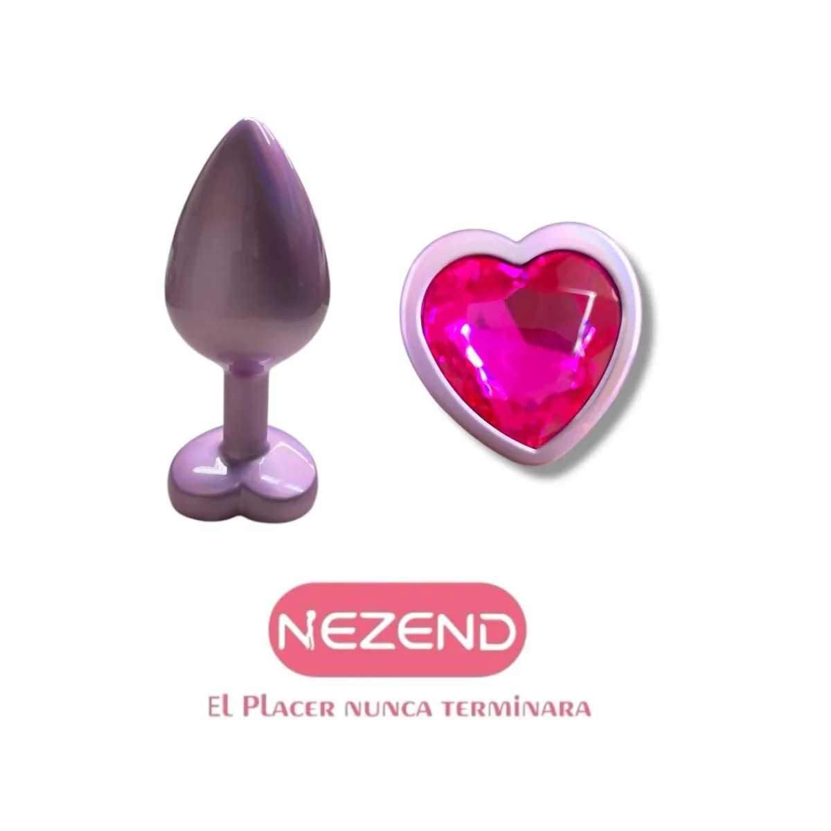 PLUG JOYA CORAZON METALICO ROSA M PLUG JOYA CORAZON METALICO ROSA M