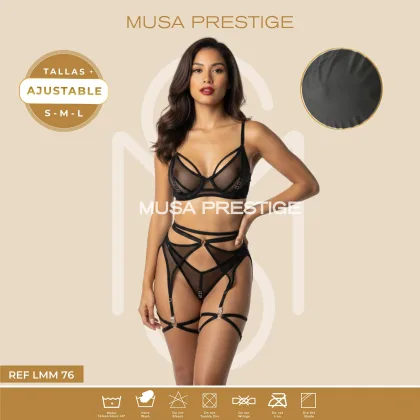 Lenceria Musa LMM76 NEGRO