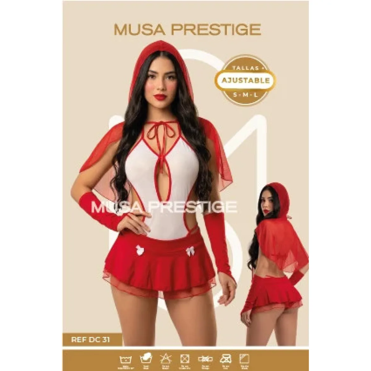 DISFRAZ CAPERUCITA