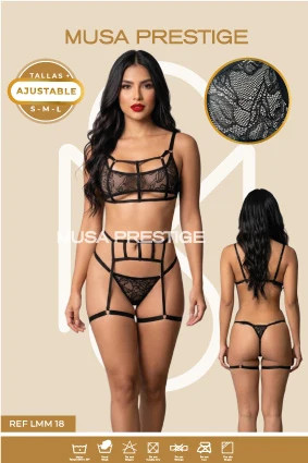 Lenceria LMM 18 NEGRO