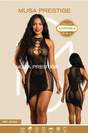Malla Erotica Perlada Ref.6142Z