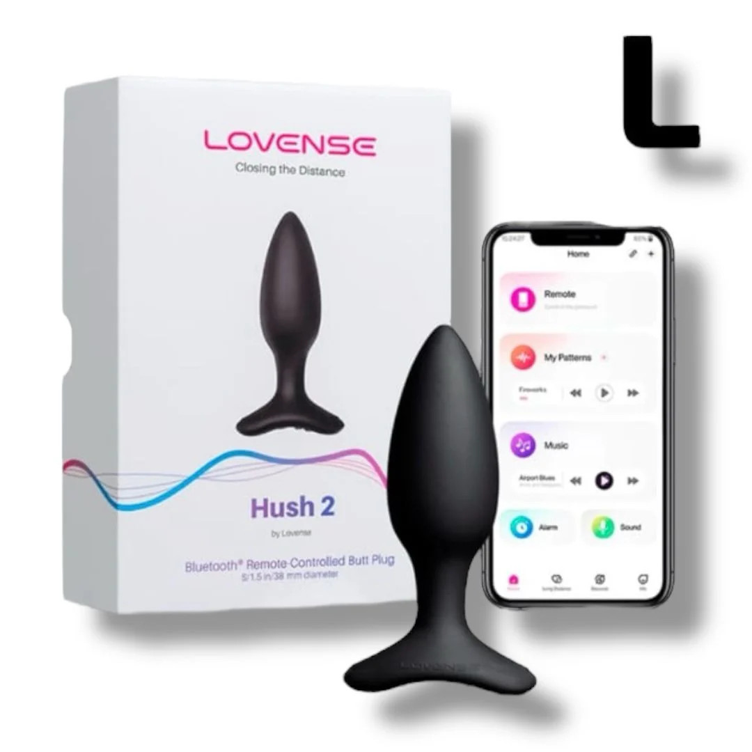 Vibrador Anal Hush 2 Controlado por APP Global by Lovense
