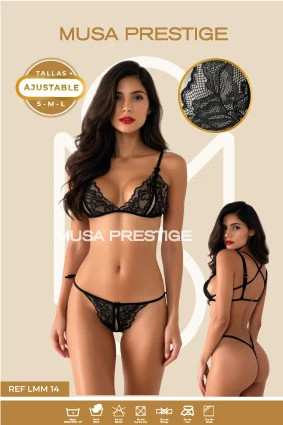 Lenceria LMM 14 NEGRO