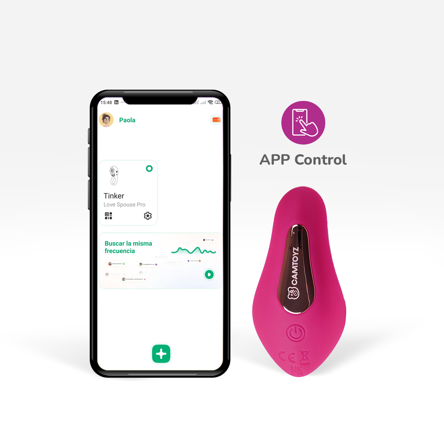 Vibrador Para Panty Tinker Con App Camtoyz